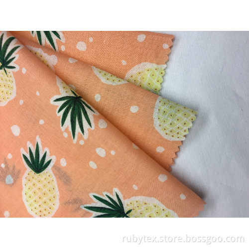 60s Cotton Voile Print Fabric